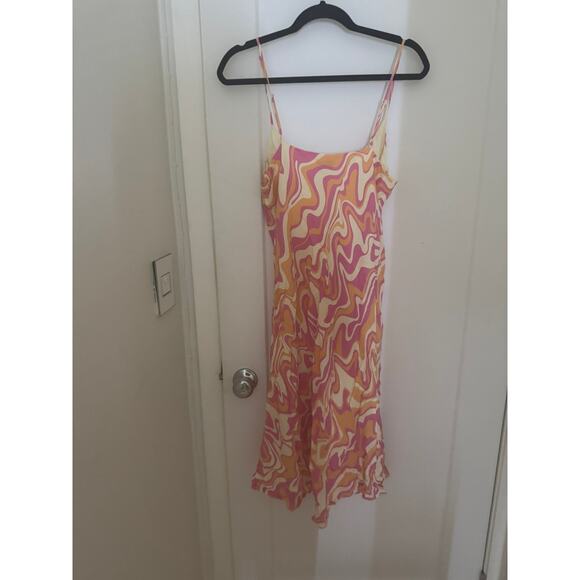 Aritzia Sunday Best Maude Midi Dress | Size L | Sherbert - Picture 7 of 7